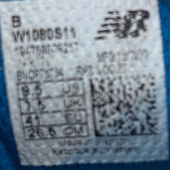 New Balance -Fresh Foam 1080 v11 -Running Shoes -Blue -Women's - 9.5 B -W1080S11 - Picture 9 of 9